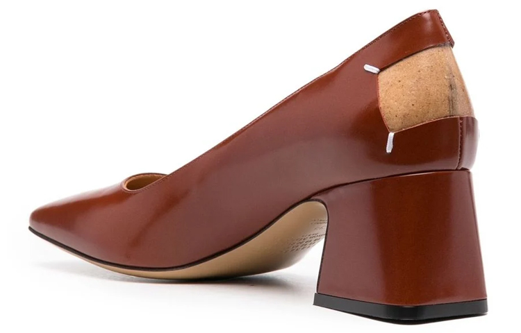 Lookbook (W) Maison Margiela Sepatu Bot Kulit Tabi 'Coklat' S58WL0226PS679T2253