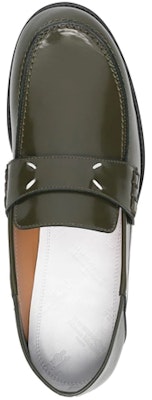 (Women) Maison Margiela Leather Tabi Loafer 'Green Stitches' S58WR0090PS679T7167 Shop (Women) Maison Margiela Leather Tabi Loafer 'Green Stitches' S58WR0090PS679T7167