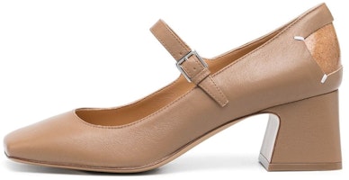 (Women) Maison Margiela Leather Tabi Mary Jane 6cm Heel 'Brown' S58WL0243P3753T2172 (Women) Maison Margiela Leather Tabi Mary Jane 6cm Heel 'Brown' S58WL0243P3753T2172