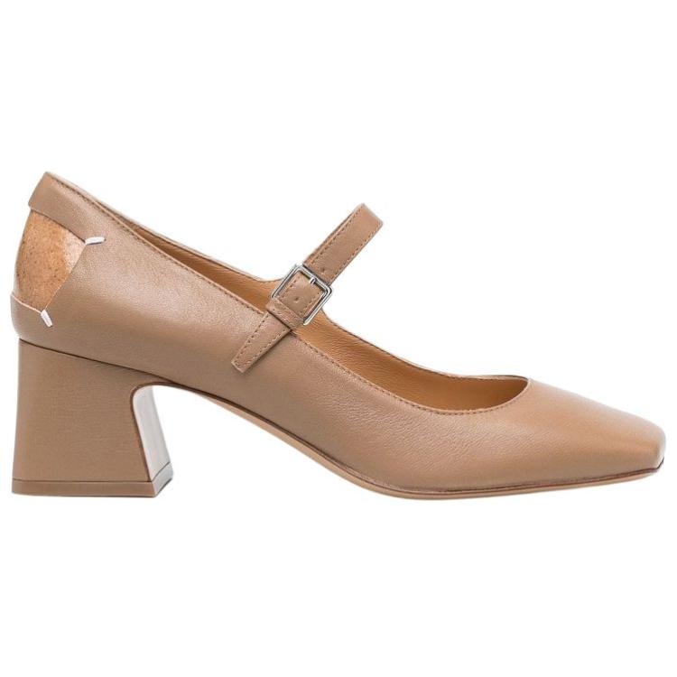 Order (W) Maison Margiela 棕色小羊皮 Tabi 玛丽珍 6cm高跟鞋 S58WL0243P3753T2172