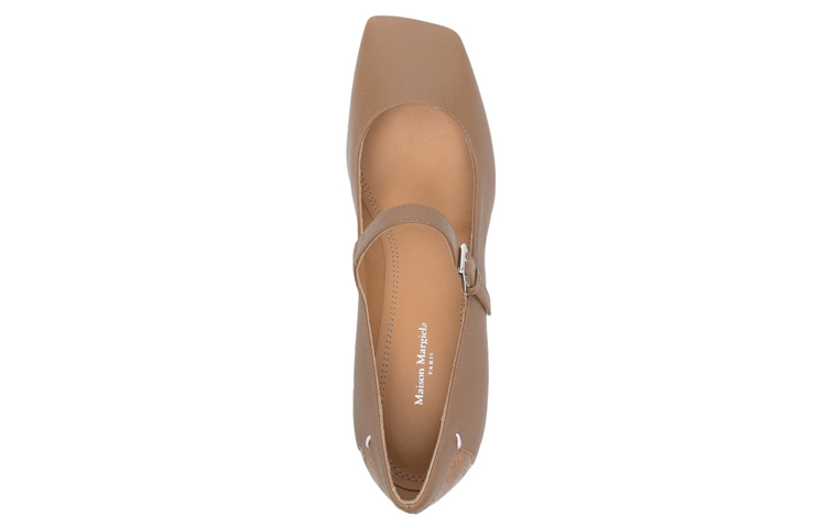 Purchase (W) Maison Margiela 棕色小羊皮 Tabi 玛丽珍 6cm高跟鞋 S58WL0243P3753T2172