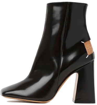 Maison Margiela 梅森馬吉拉 皮革 時尚拉鍊 短靴 女款 黑棕色 Buy Maison Margiela 梅森馬吉拉 皮革 時尚拉鍊 短靴 女款 黑棕色