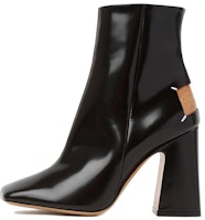 (Women) Maison Margiela Leather Zip-Up Ankle Boot 'Black Brown' S58WU0385PS679H9413 (Women) Maison Margiela Leather Zip-Up Ankle Boot 'Black Brown' S58WU0385PS679H9413