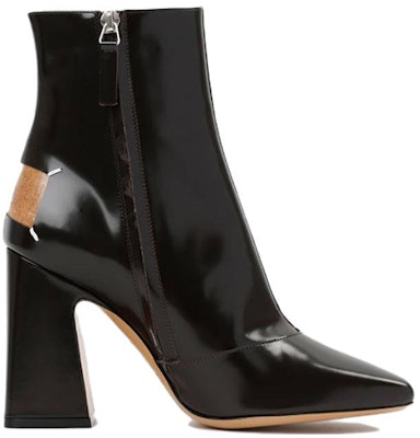 (Women) Maison Margiela Leather Zip-Up Ankle Boot 'Black Brown' S58WU0385PS679H9413 Order (Women) Maison Margiela Leather Zip-Up Ankle Boot 'Black Brown' S58WU0385PS679H9413