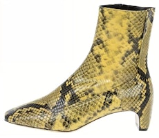 (Women) Maison Margiela Leather Zip Ankle Boot 'Yellow Black' S58WU0286P2785H1389 (Women) Maison Margiela Leather Zip Ankle Boot 'Yellow Black' S58WU0286P2785H1389