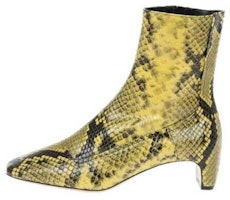 (Women) Maison Margiela Leather Zip Ankle Boot 'Yellow Black' S58WU0286P2785H1389 (Women) Maison Margiela Leather Zip Ankle Boot 'Yellow Black' S58WU0286P2785H1389