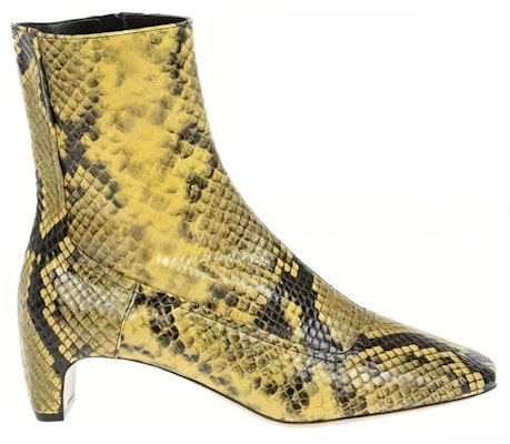 (W) But Ankle Kulit Maison Margiela Zip 'Kuning Hitam' S58WU0286P2785H1389 Order (W) But Ankle Kulit Maison Margiela Zip 'Kuning Hitam' S58WU0286P2785H1389