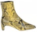 Order (W) But Ankle Kulit Maison Margiela Zip 'Kuning Hitam' S58WU0286P2785H1389