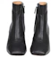 Shop (W) Bottes à talons blocs zippées en cuir noir Maison Margiela S58WU0393P3753T8013