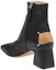 Purchase (W) Maison Margiela But Kulit Zip Bertumit Blok Hujung Bulat 'Hitam' S58WU0393P3753T8013