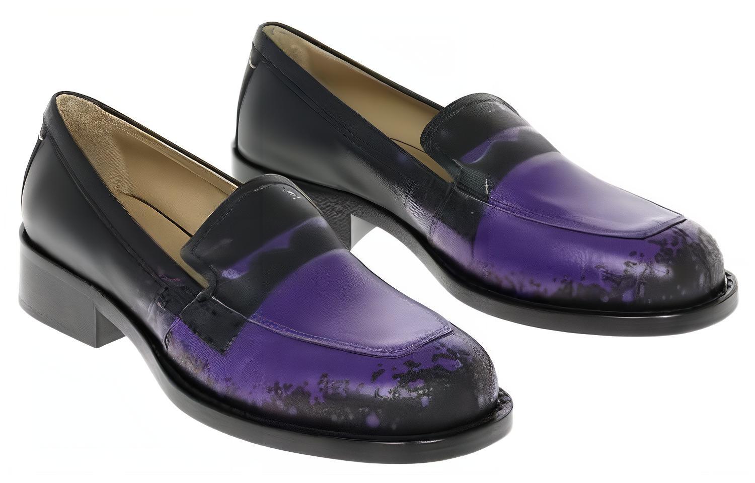 Lookbook (W) Loafer Maison Margiela 'Hitam Ungu' S59WR0076P3525H8229