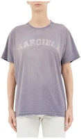 (Women) Maison Margiela Logo Print Purple Oversized T-Shirt SS23 Lilac. S51GC0519S20079-225 (Women) Maison Margiela Logo Print Purple Oversized T-Shirt SS23 Lilac. S51GC0519S20079-225