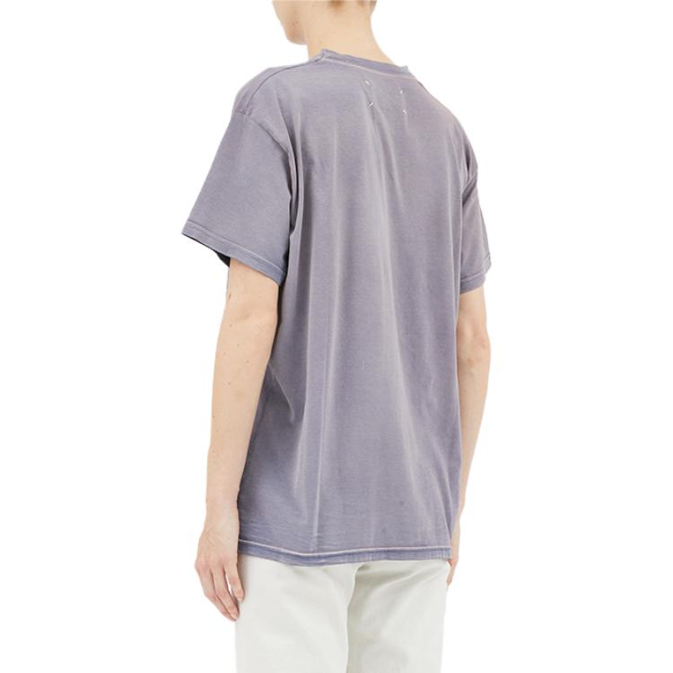 Purchase (W) Maison Margiela Kaos Oversized Ungu Logo Print SS23 Lilac. S51GC0519S20079-225
