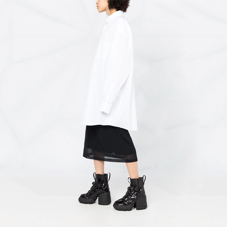 Purchase (W) Maison Margiela 寬鬆版型白色翻領長袖襯衫 S51DL0352S43001100