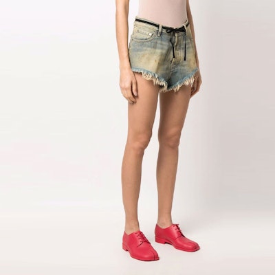 (W) Maison Margiela Shorts Denim Azul Medio Desgastados. S31MU0033S30561975 Purchase (W) Maison Margiela Shorts Denim Azul Medio Desgastados. S31MU0033S30561975