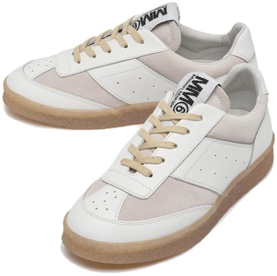 (Women) Maison Margiela MM6 Court Sneaker 'White' S59WS0160-P0673-T1003 Order (Women) Maison Margiela MM6 Court Sneaker 'White' S59WS0160-P0673-T1003