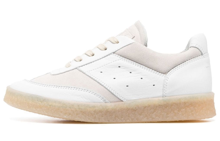 (Women) Maison Margiela MM6 Panelled Lace-Up Sneaker 'White Birch'  S59WS0192-P0673-H1744