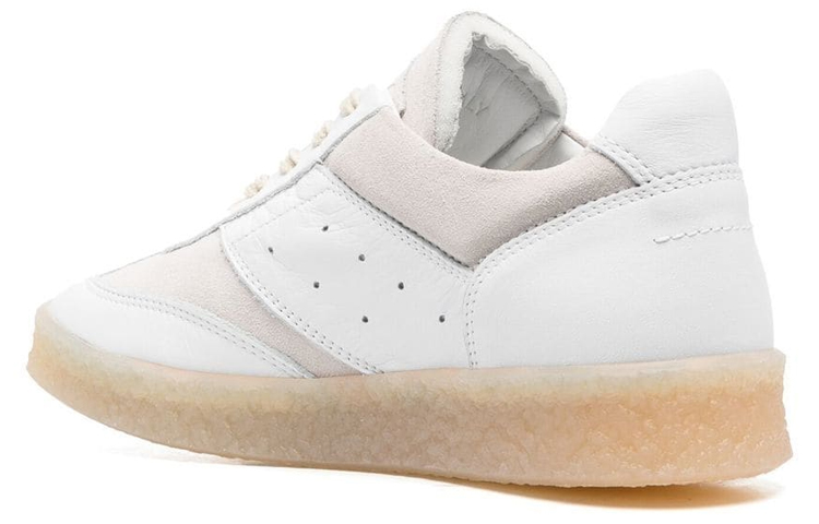 Lookbook (W) Maison Margiela MM6 Panelled Lace-Up Sneaker 'White Birch' Putih S59WS0192-P0673-H1744