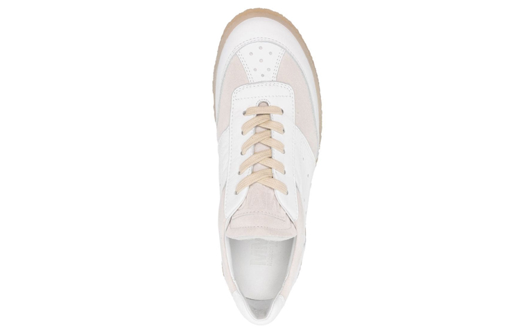 Shop (W) Maison Margiela MM6 Panelled Lace-Up Sneaker 'White Birch' Putih S59WS0192-P0673-H1744