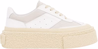 (Women) Maison Margiela MM6 Panelled Platform Sneaker 'White Silver Birch' S59WS0189-P0673-H1744 (Women) Maison Margiela MM6 Panelled Platform Sneaker 'White Silver Birch' S59WS0189-P0673-H1744
