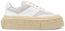 Order (W) Maison Margiela MM6 Panelled Platform Sneaker 'Putih Silver Birch' S59WS0189-P0673-H1744