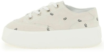 (Women) Maison Margiela MM6 Platform Sneaker 'Allover Number Print - Light Grey' S59WS0181-PR667-H1527 (Women) Maison Margiela MM6 Platform Sneaker 'Allover Number Print - Light Grey' S59WS0181-PR667-H1527