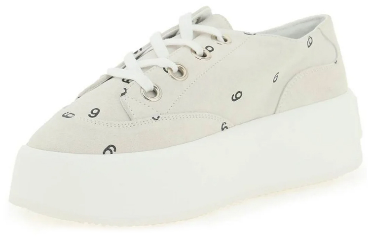 Order (W) Maison Margiela MM6 Platform Sneaker 'Cetakan Nombor - Kelabu Terang' S59WS0181-PR667-H1527