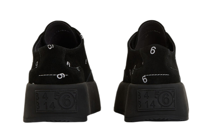 Purchase （女性用）Maison Margiela MM6 平底運動鞋‘全數字印花 - 黑色’ S59WS0181-PR667-H1532