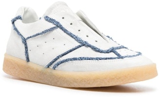 (W) MM6 화이트 블루 데님 스니커즈 (MM6 White Blue Denim Sneakers) S66WS0071-P5004-H9365 Lookbook (W) MM6 화이트 블루 데님 스니커즈 (MM6 White Blue Denim Sneakers) S66WS0071-P5004-H9365