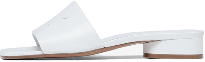 (Women) Maison Margiela MM6 Stitch Logo Sandal 'White' S39WX0026PR869T1003 (Women) Maison Margiela MM6 Stitch Logo Sandal 'White' S39WX0026PR869T1003