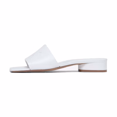 (W) Maison Margiela MM6 Stitch Logo Sandal 'White'