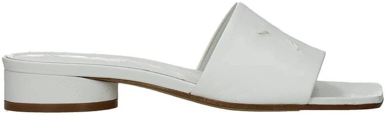 (Women) Maison Margiela MM6 Stitch Logo Sandal 'White' S39WX0026PR869T1003 Order (Women) Maison Margiela MM6 Stitch Logo Sandal 'White' S39WX0026PR869T1003