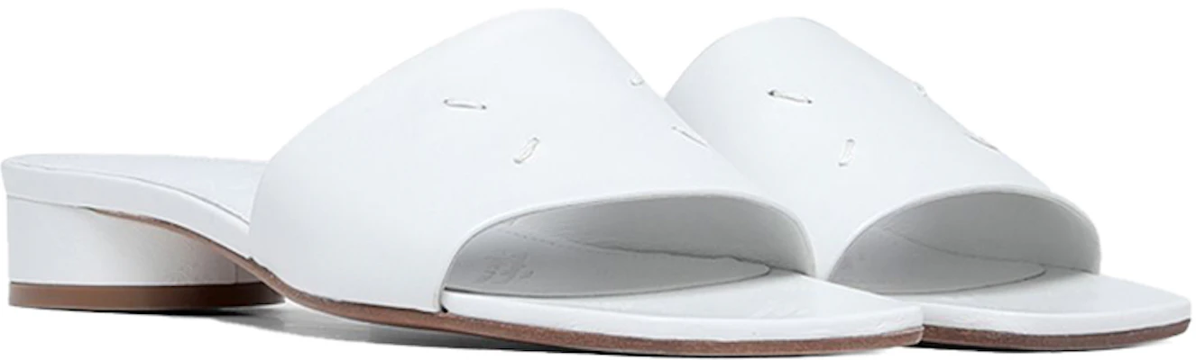 (Women) Maison Margiela MM6 Stitch Logo Sandal 'White' S39WX0026PR869T1003 Shop (Women) Maison Margiela MM6 Stitch Logo Sandal 'White' S39WX0026PR869T1003