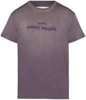 (Women) Maison Margiela Oversized Reverse Logo Print Purple T-Shirt SS24. S51GC0526S20079-969 (Women) Maison Margiela Oversized Reverse Logo Print Purple T-Shirt SS24. S51GC0526S20079-969