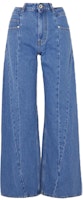 (Women) Maison Margiela Patchwork High-Waisted Wide-Leg Jeans Denim Blue S51LA0065S30513 (Women) Maison Margiela Patchwork High-Waisted Wide-Leg Jeans Denim Blue S51LA0065S30513