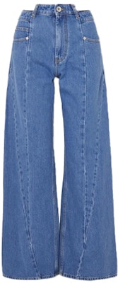 (W) 메종 마르지엘라 패치워크 하이웨이스트 와이드 데님 청바지 블루 S51LA0065S30513 Buy (W) 메종 마르지엘라 패치워크 하이웨이스트 와이드 데님 청바지 블루 S51LA0065S30513