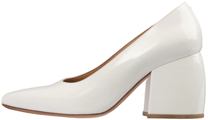 (W) Maison Margiela Décolleté in Pelle Laccata Punta Quadrata ''Bianco'' S58WL0240P4347T1014 Buy (W) Maison Margiela Décolleté in Pelle Laccata Punta Quadrata ''Bianco'' S58WL0240P4347T1014