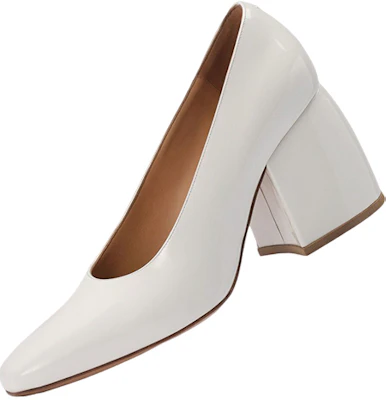 (W) Maison Margiela Décolleté in Pelle Laccata Punta Quadrata ''Bianco'' S58WL0240P4347T1014 Order (W) Maison Margiela Décolleté in Pelle Laccata Punta Quadrata ''Bianco'' S58WL0240P4347T1014