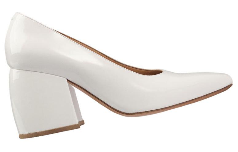 Lookbook (W) Maison Margiela Décolleté in Pelle Laccata Punta Quadrata ''Bianco'' S58WL0240P4347T1014