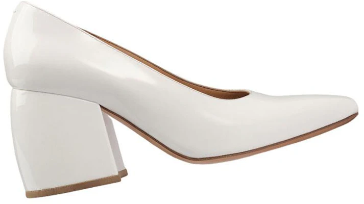 (W) Maison Margiela Décolleté in Pelle Laccata Punta Quadrata ''Bianco'' S58WL0240P4347T1014 Lookbook (W) Maison Margiela Décolleté in Pelle Laccata Punta Quadrata ''Bianco'' S58WL0240P4347T1014