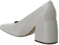 Shop (W) Maison Margiela Décolleté in Pelle Laccata Punta Quadrata ''Bianco'' S58WL0240P4347T1014