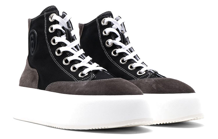 Lookbook (W) Maison Margiela Platform Tinggi 'Hitam Besi' S59WS0153-P3978-H8501