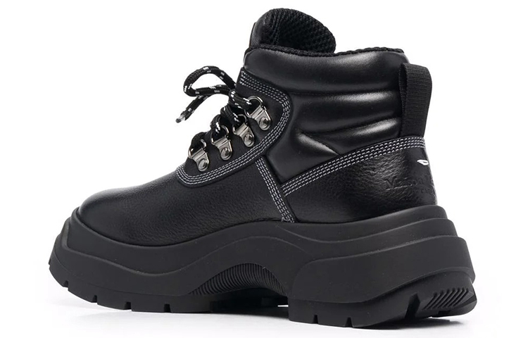 Lookbook Maison Margiela 厚底皮革短靴 女款 黑色