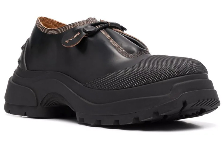 Order (W) Maison Margiela Sepatu Platform 'Kulit Hitam' S39WS0103P3744T8013