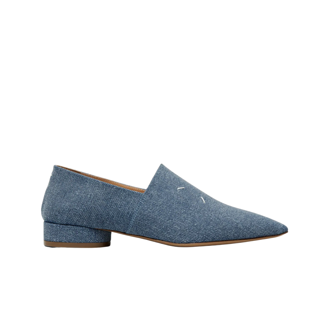 (W) Maison Margiela Point Toe Four Stiches Kiki Loafers 'Denim Blue'