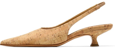 (Women) Maison Margiela Pointed-Toe Kitten Heels 'Light Brown Cork' S59WL0022P3971T2062 (Women) Maison Margiela Pointed-Toe Kitten Heels 'Light Brown Cork' S59WL0022P3971T2062