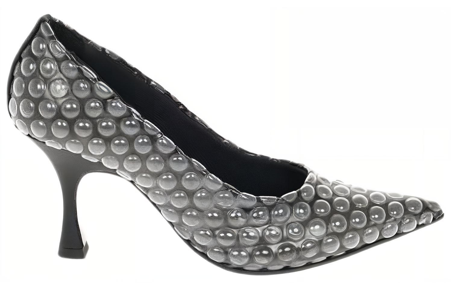 (W) Maison Margiela Pointed-Toe Stiletto High Heels 'Black Fashion' 圖 2