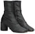 (W) Maison Margiela But Buku Kaki Kasual 7cm 'Hitam' S66WU0113P6210T8013