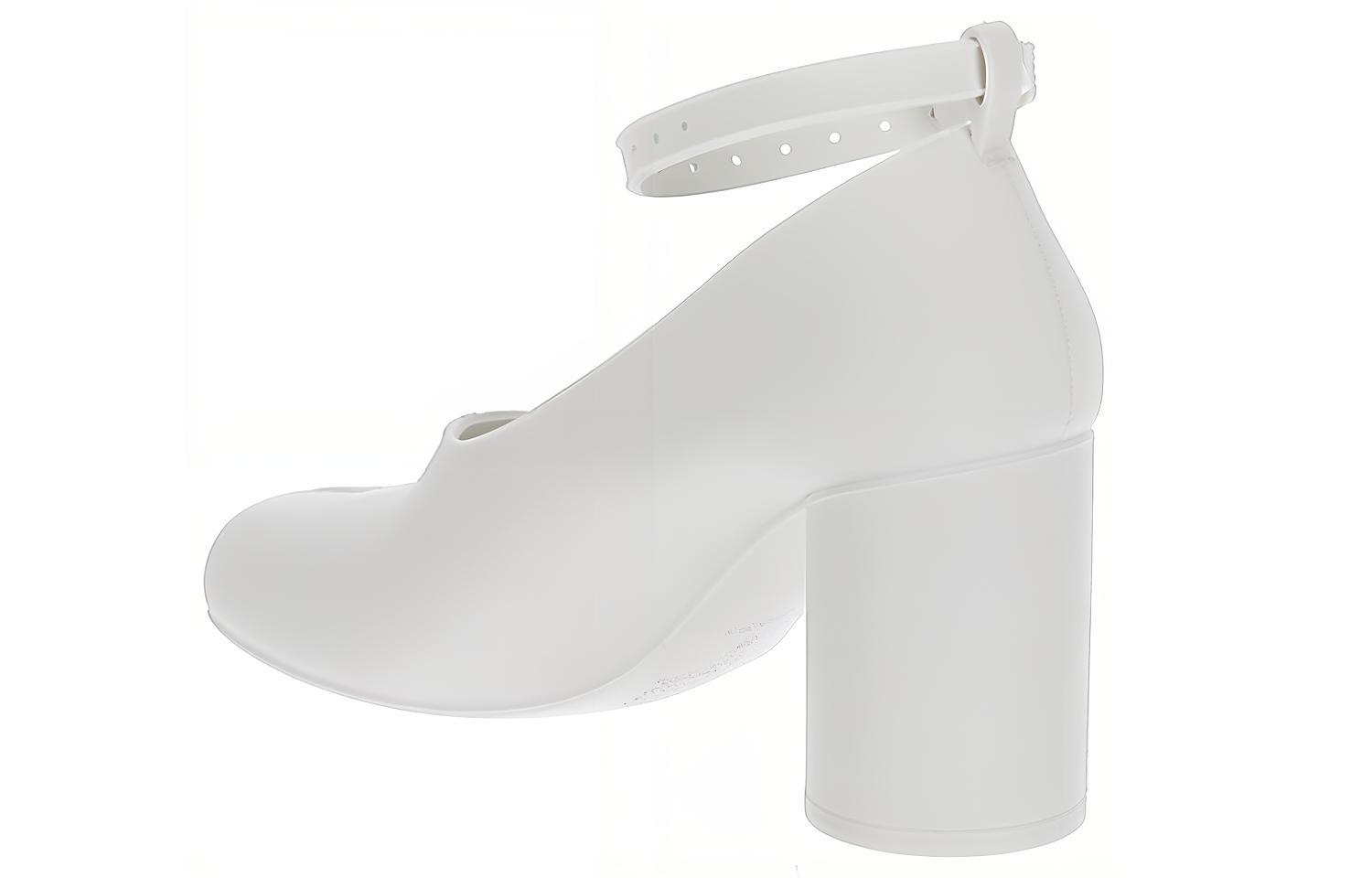 Shop Maison Margiela PVC時尚涼鞋 女裝 白色