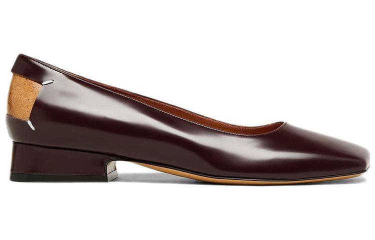 (W) Maison Margiela Replica 'Deep Brown Leather Ballet Flat Mule' 圖 2